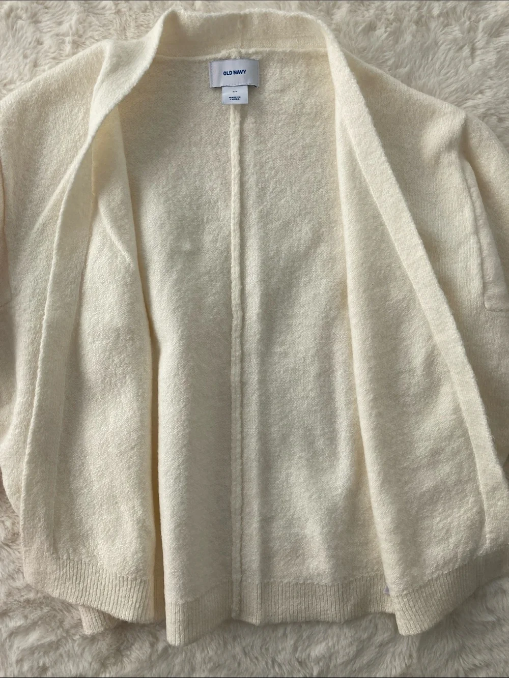 SALE! 50% Off Kids Old Navy Ivory Open-Front Cozy Cardigan Size 5T